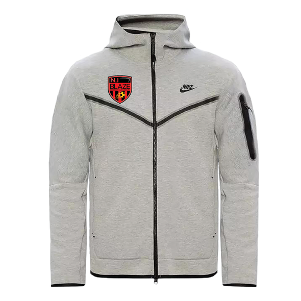 NJ Blaze Nike Tech Fleece FZ Windrunner Grey