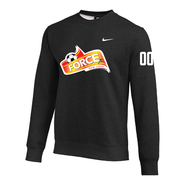 Force Nike Team Club Fleece Sweatshirt Black