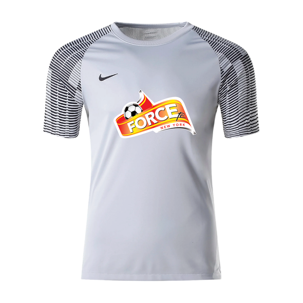 FORCE Nike Academy SS Practice Jersey Grey