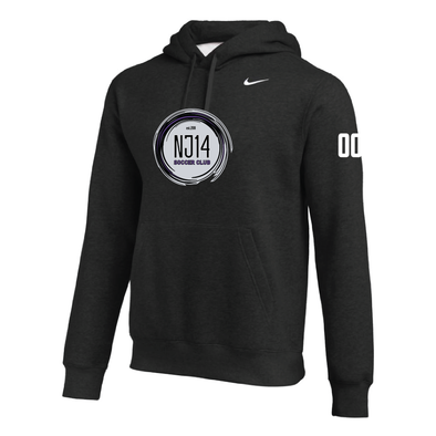 NJ14 Nike Team Club Hoodie Black