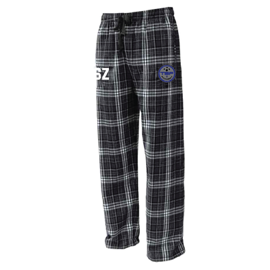 TSF Academy Flannel Plaid Pajama Pant Black/White