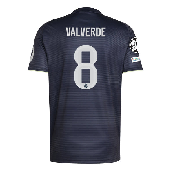 Kid's Replica adidas Valverde Real Madrid Away Jersey 25/26