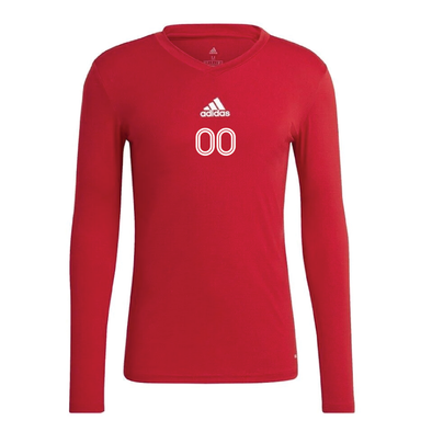EMSC Farmingdale adidas Base Compression Tee Red