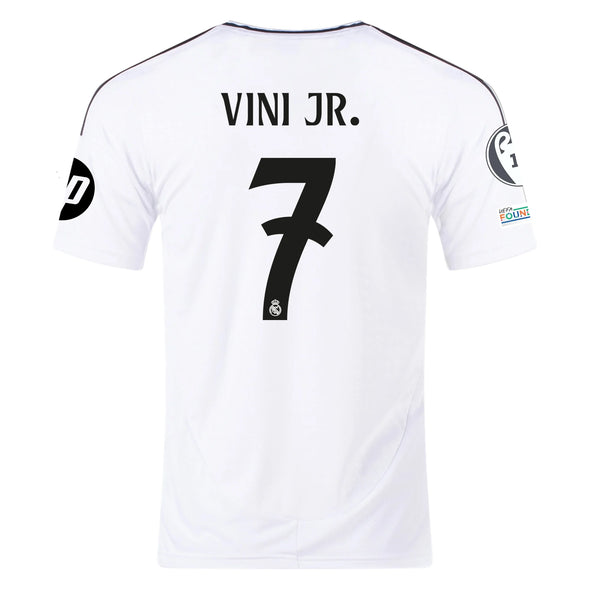 Men's Authentic adidas Vini Jr. Real Madrid Home Jersey 24/25