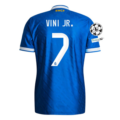 Men's Authentic adidas Vini JR. Real Madrid Third Jersey 25/26 - UCL