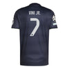 Kid's Replica adidas Vini Jr. Real Madrid Away Jersey 25/26