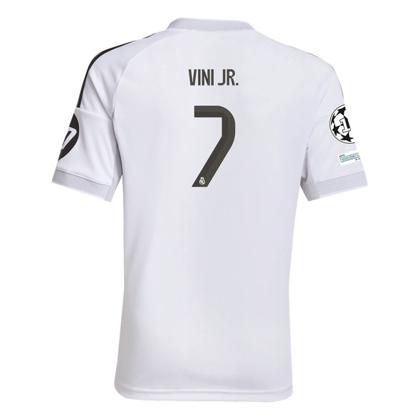 Men's Replica adidas Vini Jr. Real Madrid Home Jersey 25/26