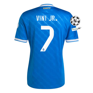 Kid's Replica adidas Vini JR. Real Madrid Third Jersey 25/26 - UCL