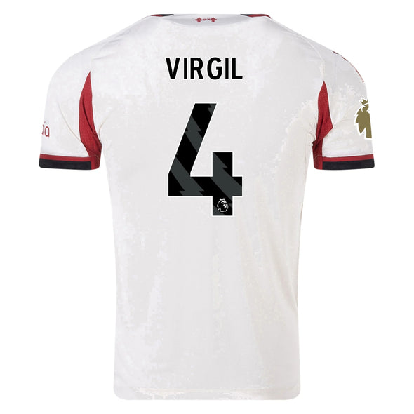 Men's Authentic adidas Virgil Liverpool Away Jersey 25/26