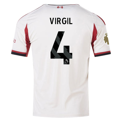 Kid's Replica adidas Virgil Liverpool Away Jersey 25/26