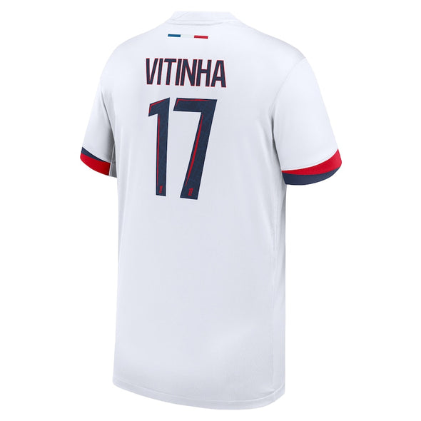 Men's Nike Replica Vitinha Paris Saint-Germain 2024/25 Away Jersey