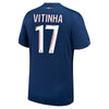 Men's Nike Replica Vitinha Paris Saint-Germain 2024/25 Home Jersey