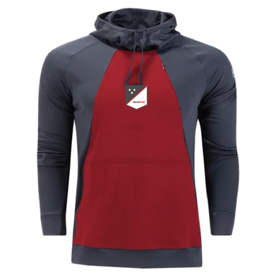 Next Level Nike Dry Academy Hoodie Red/Grey