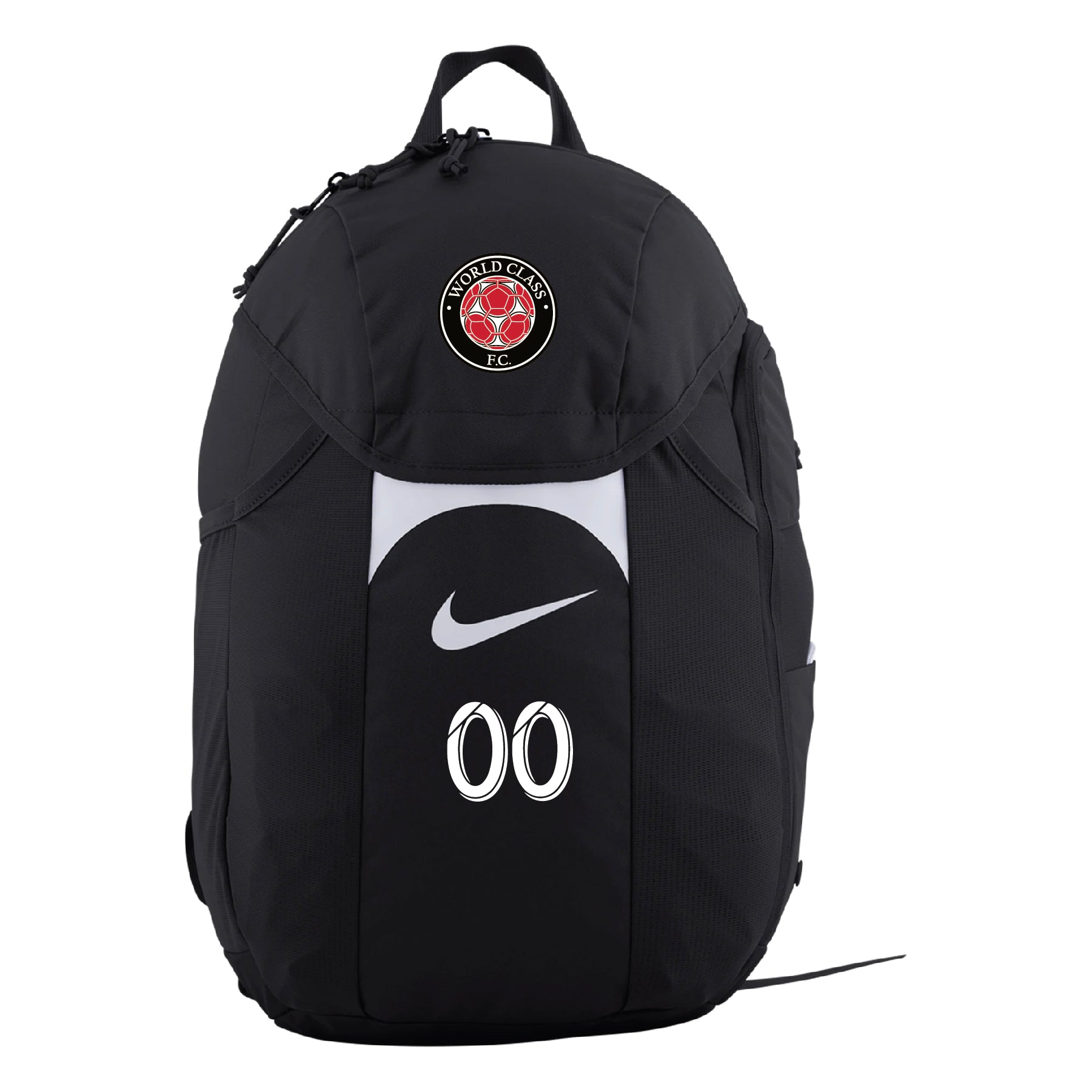 black nike backpack with logo on front Nike Academy Team Backpack
