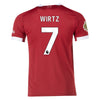 Men's Authentic adidas Wirtz Liverpool Home Jersey 25/26