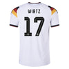 Men's Authentic adidas Wirtz Germany Home Jersey 2026 - Ships by 12/10
