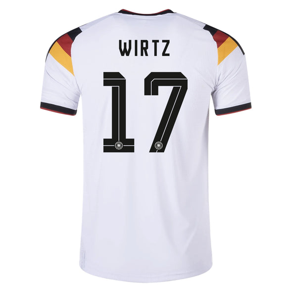 Men's Authentic adidas Wirtz Germany Home Jersey 2026 - Ships by 12/10