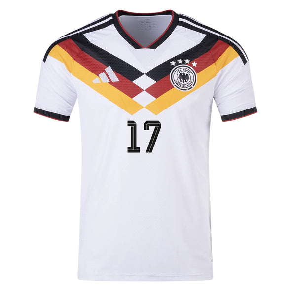 Men's Authentic adidas Wirtz Germany Home Jersey 2026 - Ships by 12/10