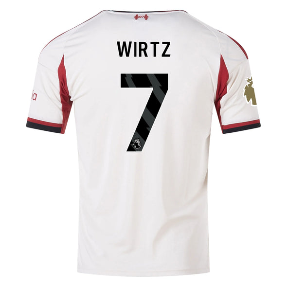 Kid's Replica adidas Wirtz Liverpool Away Jersey 25/26