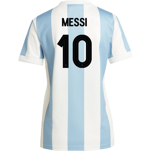 Women's Replica adidas Messi Argentina Anniversary Jersey 2025