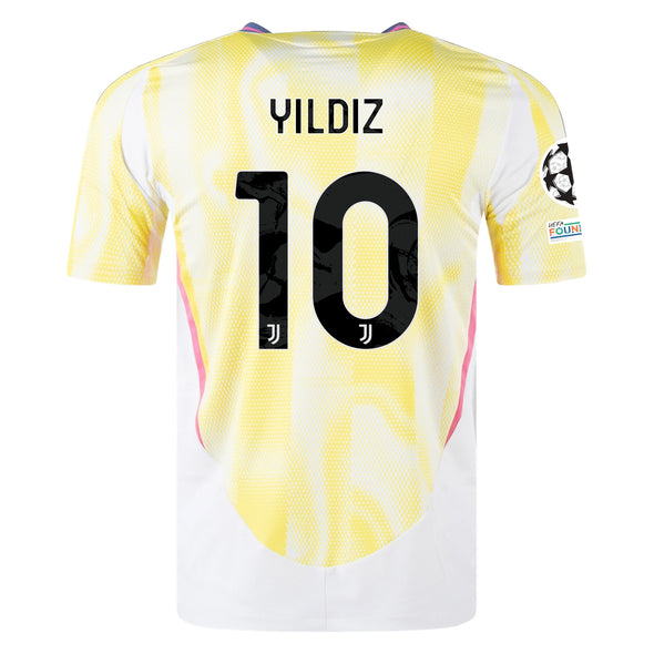 Kid's Replica adidas Yildiz Juventus Away Jersey 24/25- UCL