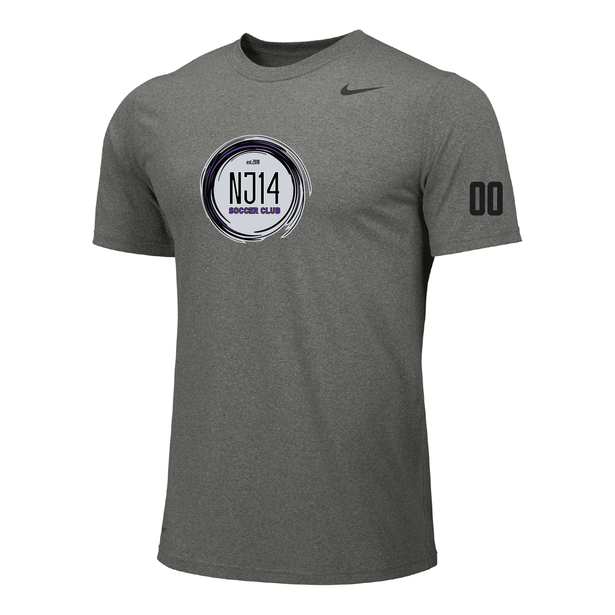 NJ14 Nike Legend SS Shirt Grey – Soccer Zone USA