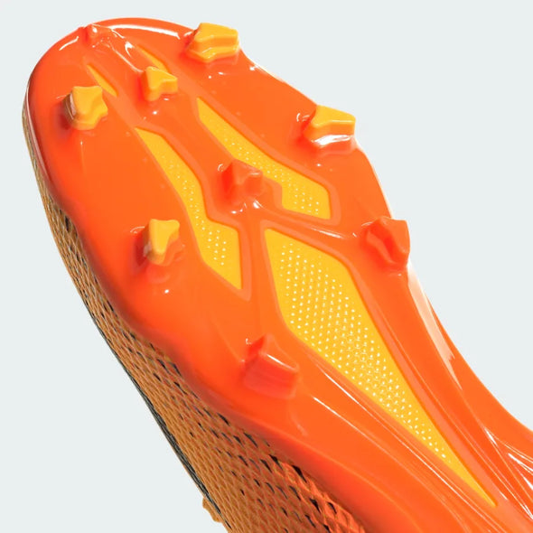 adidas X Speedportal.3 FG Junior Firm Ground Soccer Cleats - Solar Gold / Core Black / Team Solar Orange