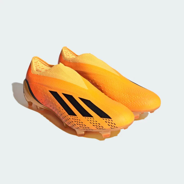 adidas X Speedportal+ FG Firm Ground Soccer Cleats- Solar Gold / Core Black / Team Solar Orange