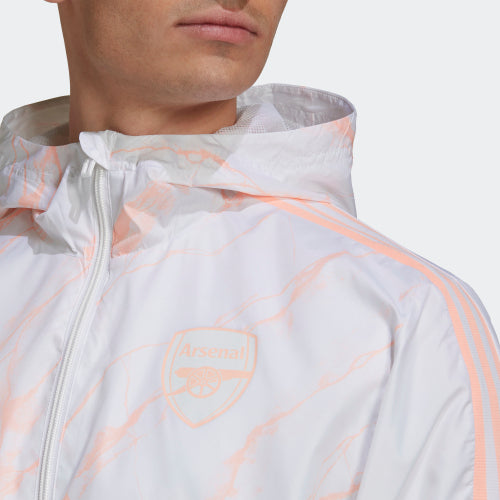 adidas Arsenal Hooded Windbreaker Jacket