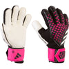 adidas Predator Match Fingersave Goalkeeper Gloves - Black/White/Pink
