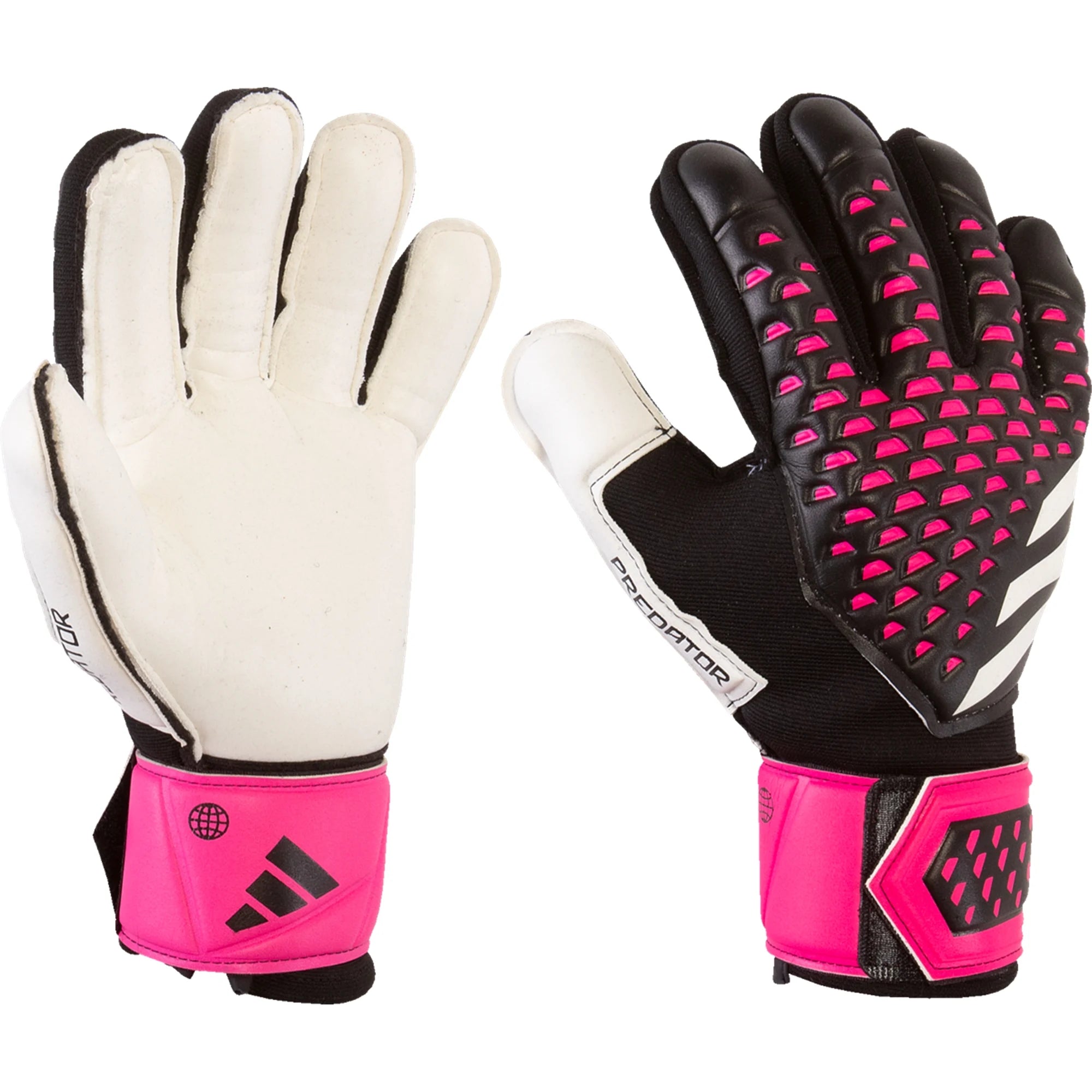 Uitputting Gelukkig is dat Lelie adidas Predator Match Fingersave Goalkeeper Gloves - Black/White/Pink  HN3340 – Soccer Zone USA