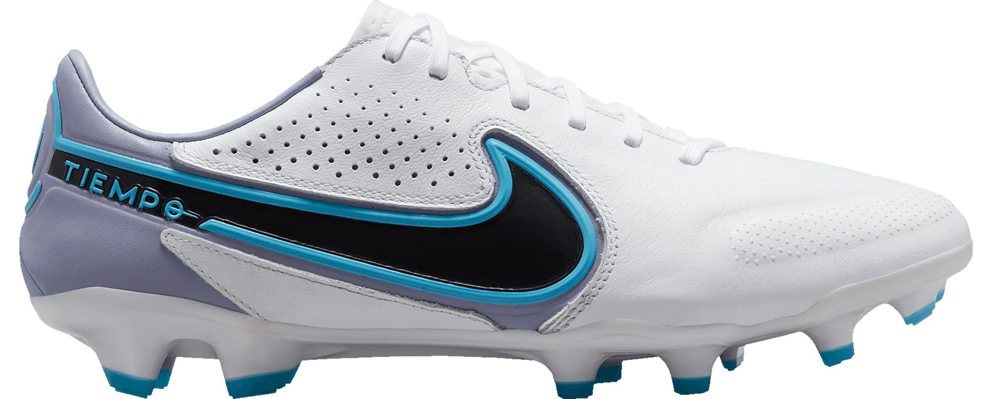 Nike blue and white soccer cleats Clearance