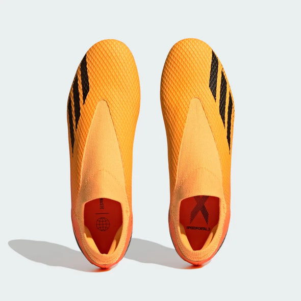 adidas X Speedportal.3 Laceless FG Firm Ground Soccer Cleat - Solar Gold / Core Black / Team Solar Orange