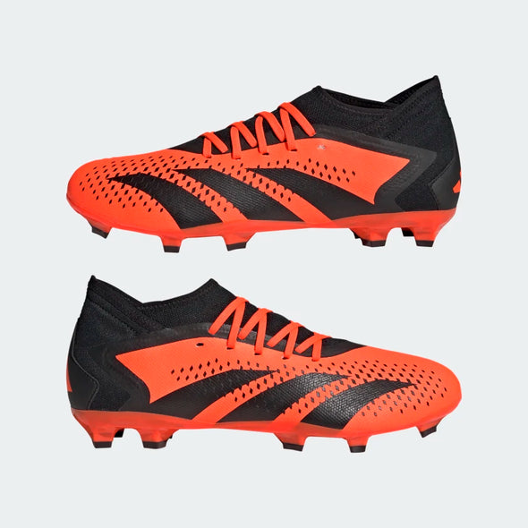 adidas Predator Accuracy.3 FG Firm Ground Soccer Cleats - Team Solar Orange/Core Black/Core Black