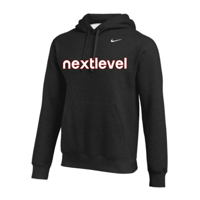 Next Level (Transfer) Nike Club Hoodie Black