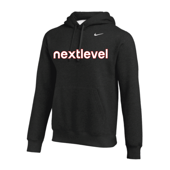 Next Level (Transfer) Nike Club Hoodie Black