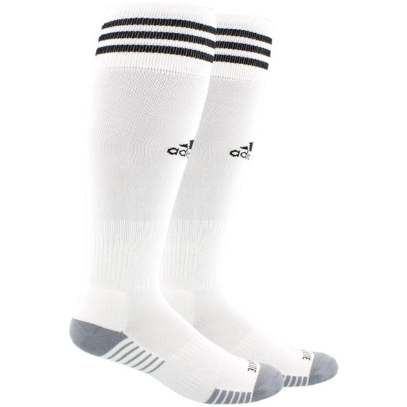 JAB Girls DPL- Adidas Copa Zone Cushion IV Socks - White/Black