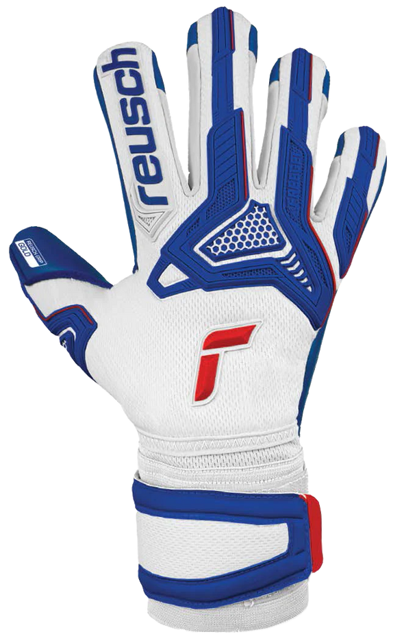 Reusch Attrakt Freegel Gold Sleek Finger Support Goalkeeper Gloves