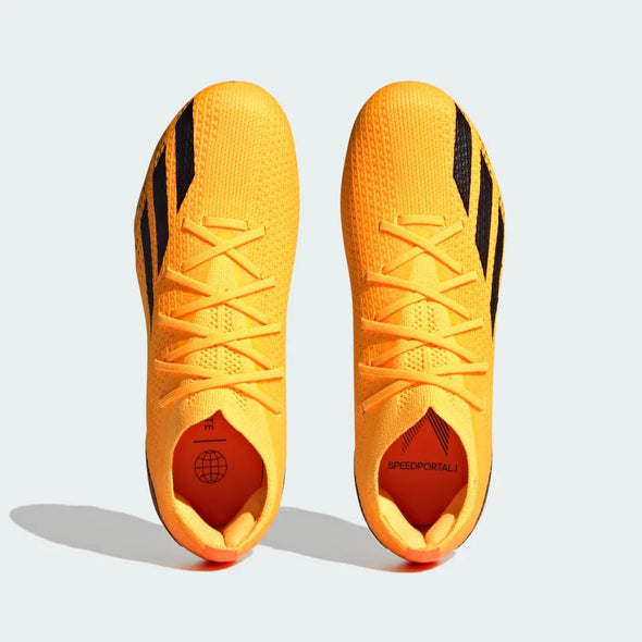 adidas X Speedportal.1 FG Junior Firm Ground Soccer Cleats - Solar Gold / Core Black / Team Solar Orange