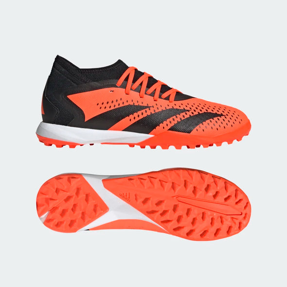 adidas Predator Accuracy.3 TF Turf Soccer Cleats - Team Solar Orange / Core Black / Core Black
