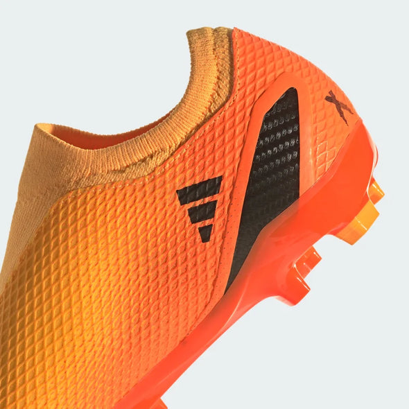 adidas X Speedportal.3 Laceless FG Firm Ground Soccer Cleat - Solar Gold / Core Black / Team Solar Orange