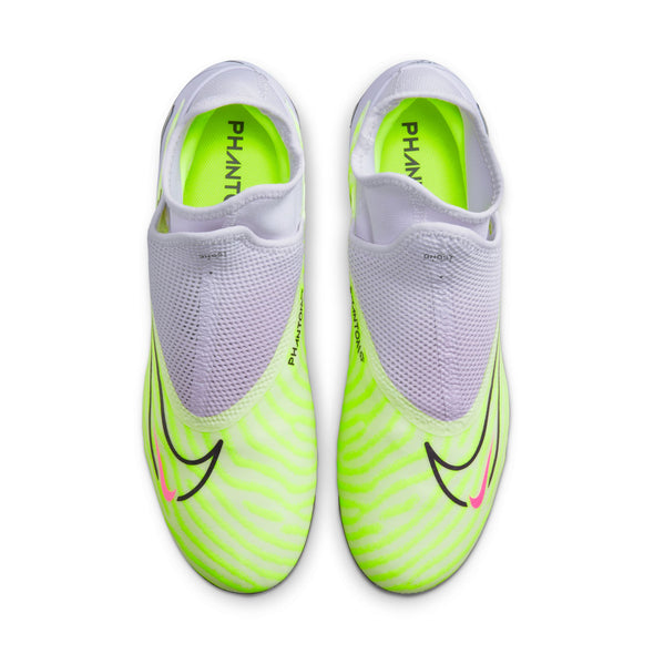 Nike Phantom GX Pro DF FG Firm Ground Soccer Cleats - BarelyVolt/Grey/Grape