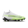 Nike Phantom GX Academy DF FG Firm Ground Soccer Cleats - BarelyVolt/Grey/Grape