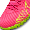 Nike Zoom Mercurial Superfly 9 Academy TF Turf Soccer Shoes - PinkBlast/Volt/Grey