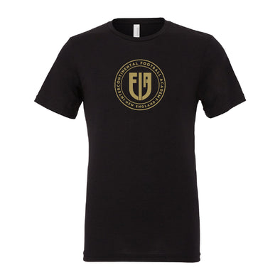 IFA U12, U15, U17 Program Crest Short Sleeve Triblend Black T-Shirt - Youth/Men's/Women's