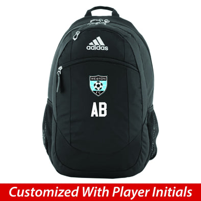 Weston FC Girls Academy adidas Striker Backpack - Black