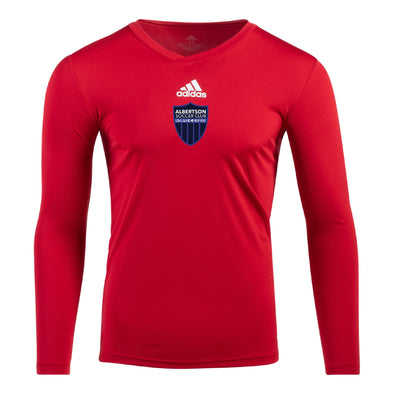 Albertson adidas Base Compression Tee Red