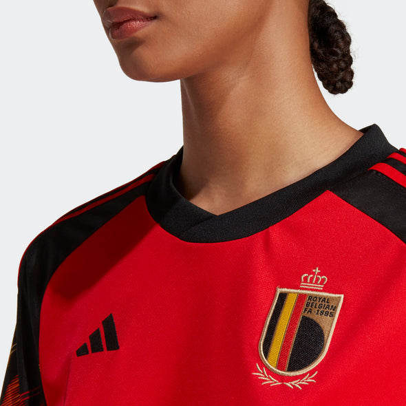Women's Replica adidas Belgium Home Jersey 2022