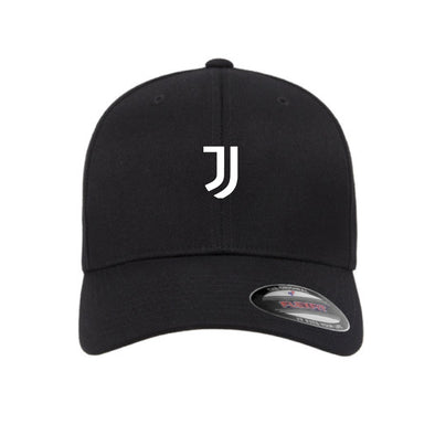 Juventus Academy Boston New York Flexfit Wool Blend Fitted Cap Black