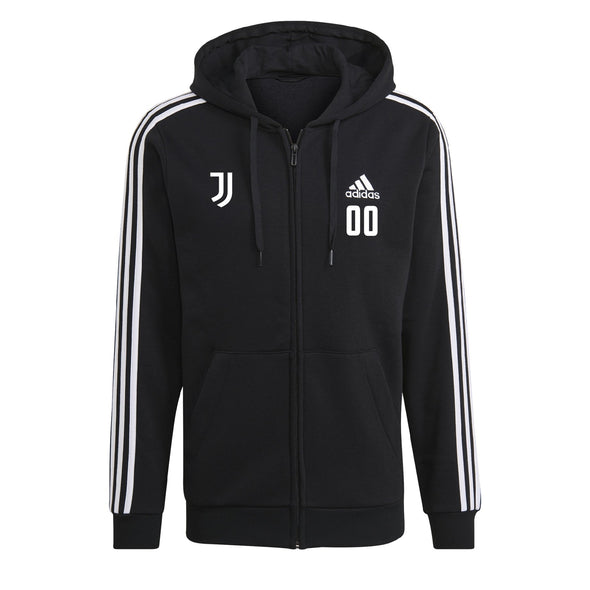 JAB Greater Boston Boys - Adidas Three Stripe Fleece Hoodie - Black